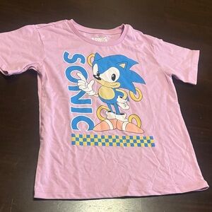 Sonic  Pink Kids T-Shirt